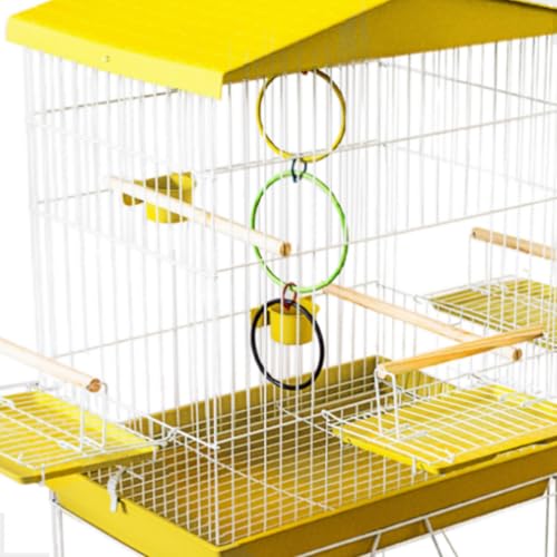 Gaiola Viveiro Calopsita Agapornis Pássaros Mansos C Suporte