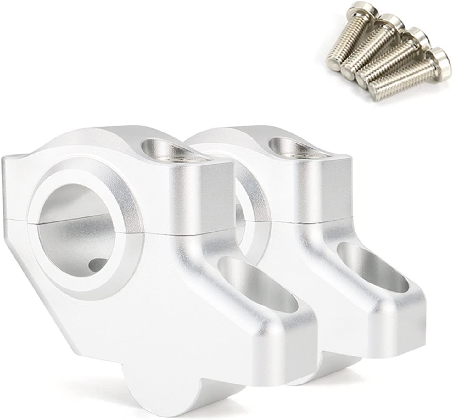 Modification accessories Compatible With Kawasaki For Versys-X 250/300 For Versys 1000 7/8'' 22mm Motorcycle Handlebar Riser Clamp Heightening Kit Adapter (Color : 4)