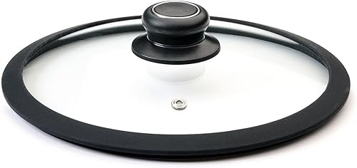Vista 4 de Frieling Black Cube - Tapa de vidrio templado de liberación rápida, olla de 11 pulgadas, sartén y tapa de sartén