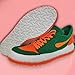 Custom Miami Hurricanes-Inspired Low Top Sneaker Slippers – Handmade Crocheted Cotton Basketball Shoes for Men & Women, Cozy Plush Streetwear, Hypebeast Sneakerhead Retro Fashion – Fits Adult Sizes (US 5–13)