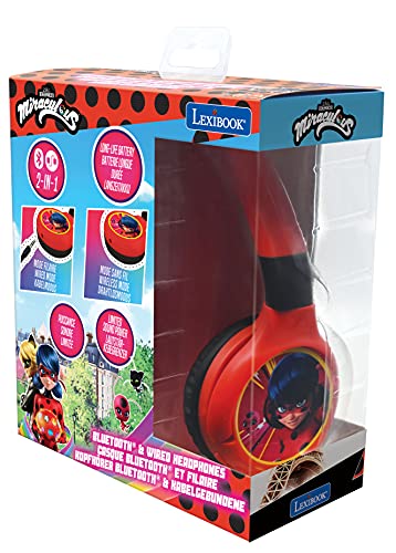 Image of LEXiBOOK, Miraculous Bluetooth Headphones, HPBT010MI