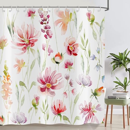 ASDCXZ Flower Shower Curtain 180x180 cm - Image 2