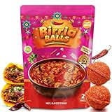Birria Balls Value-Pack – Authentic Mexican Seasoning Bomb | Spice Mix for Tacos, Stews, Quesabirrias, Nachos & Burritos – Flavor Pack for Slow Cooker, Pressure Cooker & Stove Top – Family Size, Party Cooking & Holiday Meals