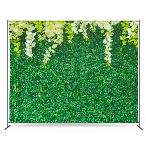 Toile de fond photo feuilles vertes 1,4x1,8m décor nature infroissable