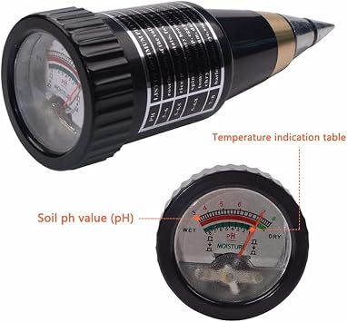 Handheld VT-05 Soil Moisture Meter Humidity Tester with Ph Meter Digital Soil PH Meter PH Range 3~8ph Moister Range 1~8
