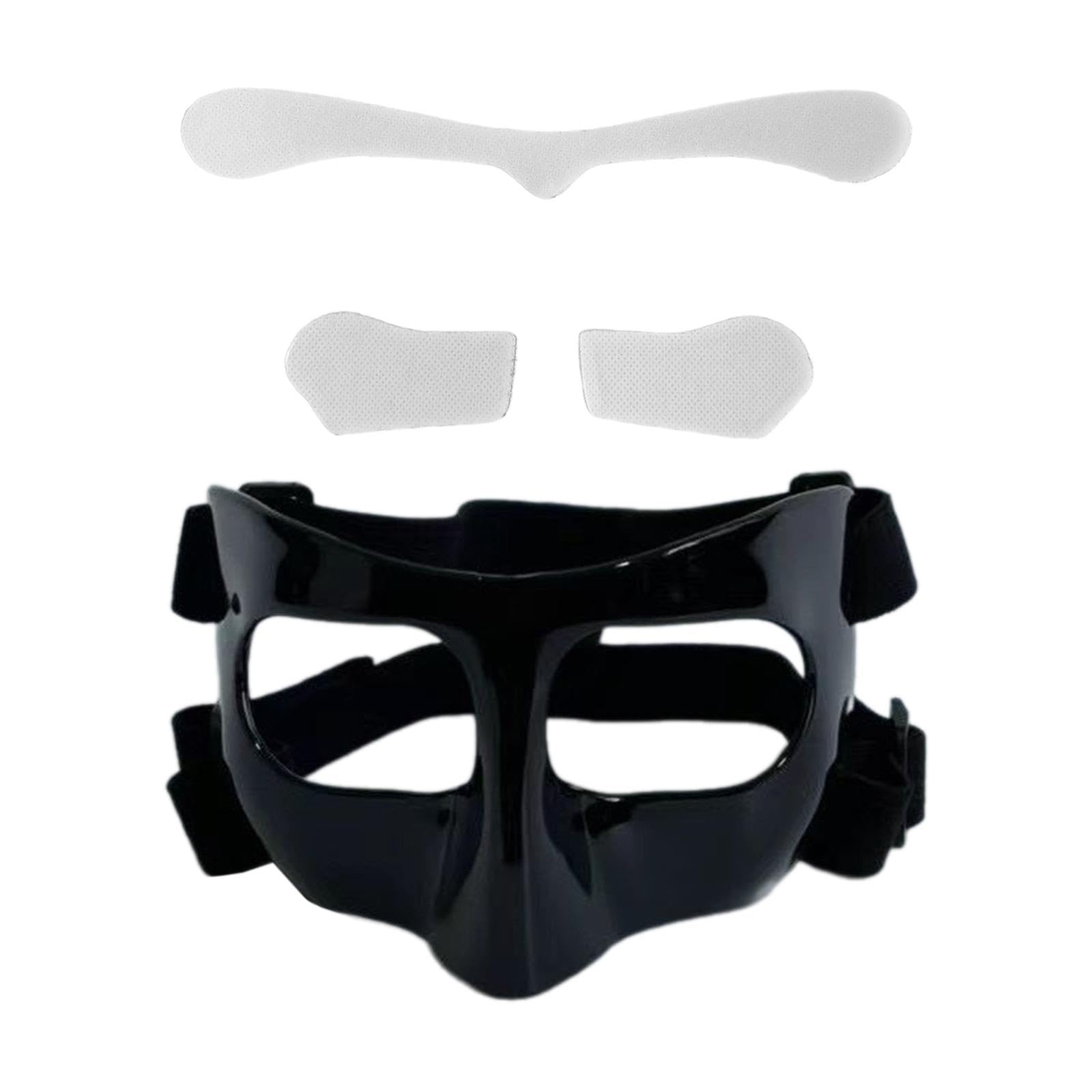 FABLOFT Basketball Mask Adults Face Mask Nose Guard for Football Workout Softball|Sporting Goods | Team Sports | Basketball |1 Face Nose Protector with Protective Sticker-image-14