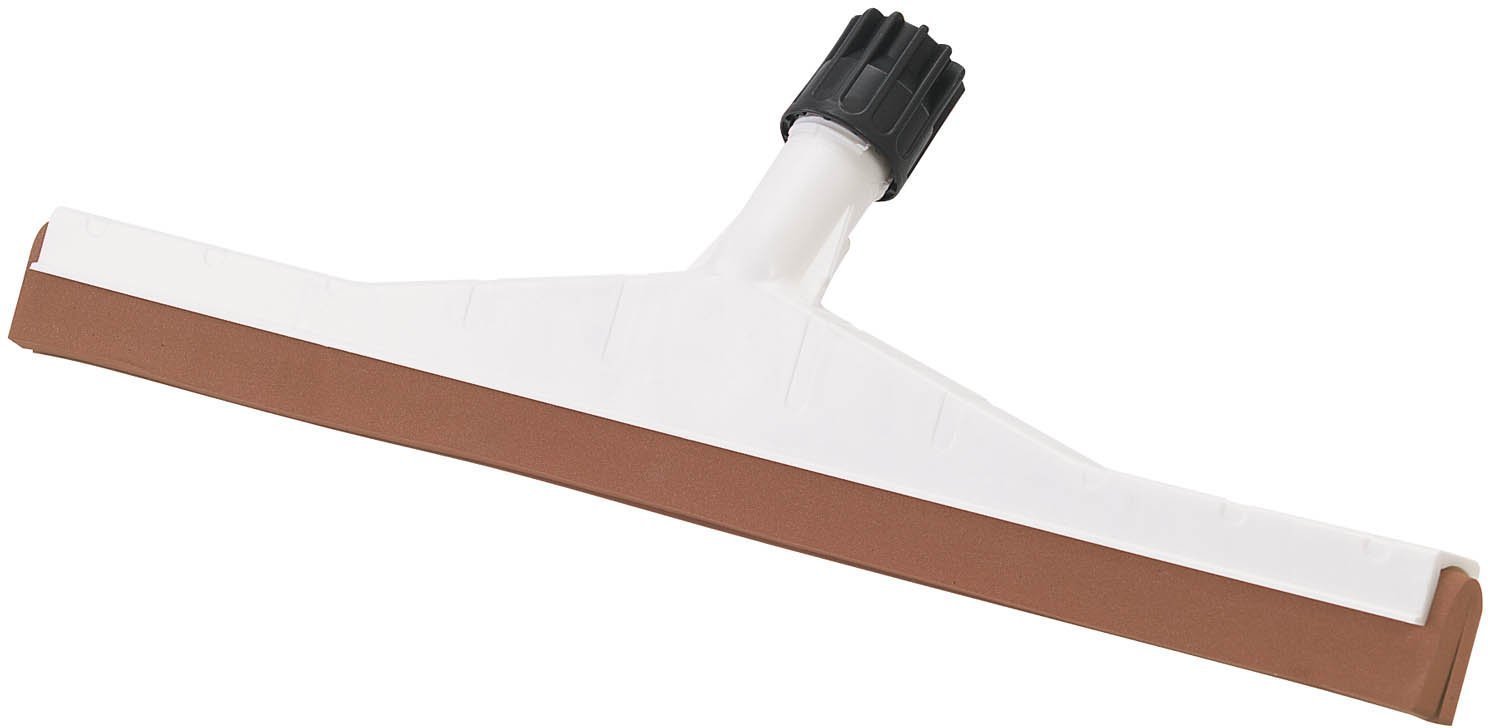 SPARTA Flo-Pac Moss Foam Floor Squeegee Window Squeegee with Plastic Frame for Floor, Bathroom, Kitchen, Concrete, Tile, Garage, Commercial Use, 18 Inches, Red