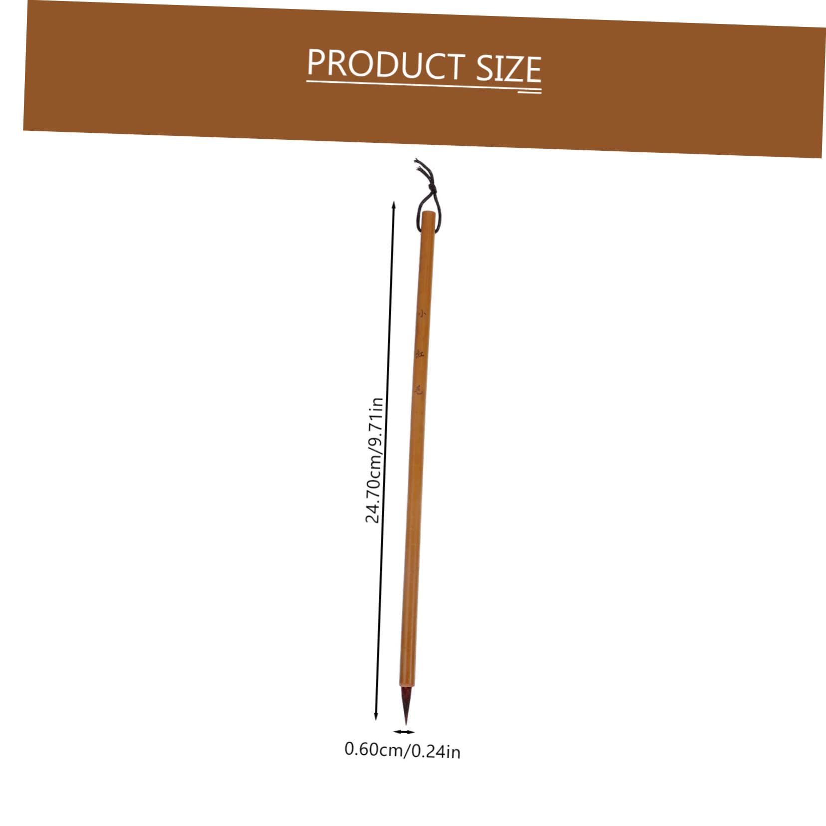 Gogogmee 3Pcs Chinese Calligraphy Brushes Professional Watercolor Ink Pens for Beginners and Artists for Chinese Writing Practice and Painting Lightweight and Portable