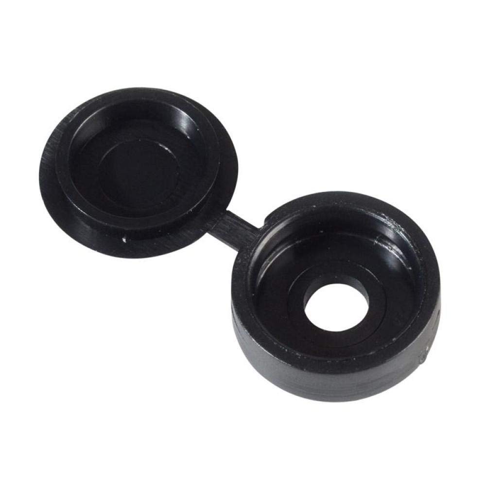 Hinged Cover Cap Black No.10-12 Bag 100, Multicolored - Image 3