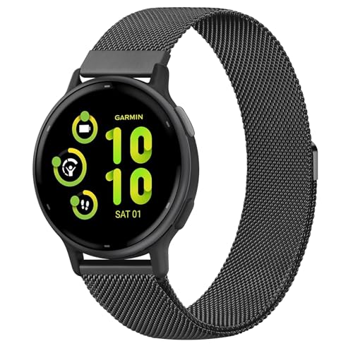 AK���^���o���h Garmin Vivoactive 5 / Vivoactive 3 / Venu 2 Plus/Venu Watch�o���h ���b�V�����[�v���C�X�g���b�v Garmin Vivoactive 5 Forerunner 645/245 �~��