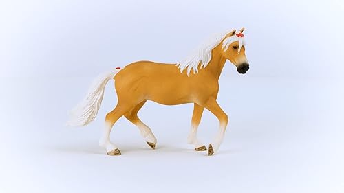 Miniatura 6 de Schleich Horse Club 2023 - Auténtica figura de caballo de yegua Haflinger – Juguete realista de yegua para niños y niñas, imaginación y juego
