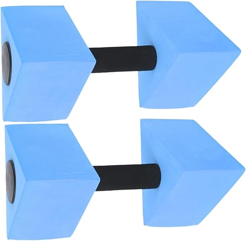 FOYTOKI 2pcs water weights for pool exercise water weights dumbbells Miss aerobic fitness eva sports training equipment teaching aids barbell pool