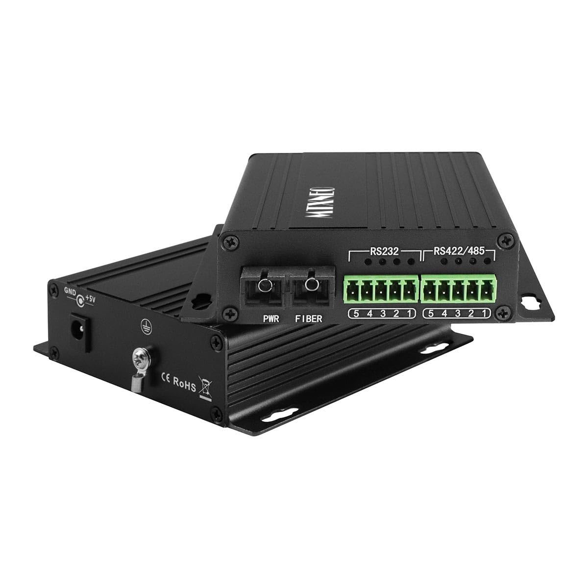 Fiber Optic Converter RS232 RS485 RS422 Single Mode Dual Fiber SC 20KM 1310nm Optical Modem