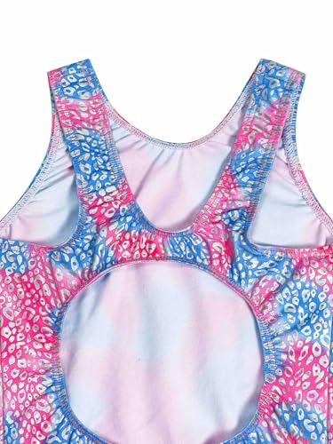 Kids Girls Competitive Swimwear One Piece Sleeveless Racerback Swim Leotard Bathing Suit4