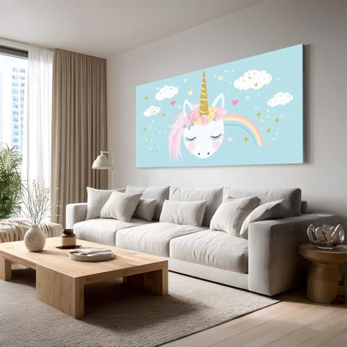 Décoration mignon arcenciel 50x100 cm pour habiller un grand mur blanc vide