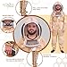 OZ ARMOUR Khaki 3 Layer Ventilated Professional Beekeeping Suit For Men & Women, Air Mesh with Fencing Veil & Round Brim Hat, Suitable for Beginners, Commercial Beekeepers & Gardeners (2XL)