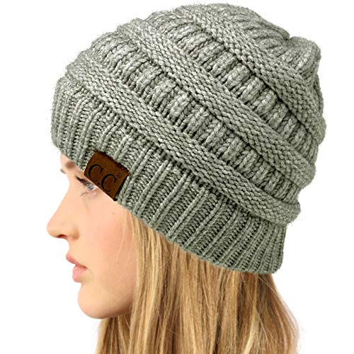 Image of Hatsandscarf CC Exclusives Solid Color Beanie Tail Hat for Adult (MB-20A)