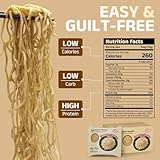 HealSpot High Protein Instant Ramen, 31g Plant Based Protein, Low Fat, Low Carb, Non GMO, Keto Friendly, Plant Based Dry Mixed Ramen, 6 Packs of Sesame Sauce Flavor