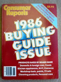 Consumer Reports 1986 Buying Guide Issue