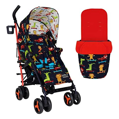 Cosatto Supa 3 Kinderwagen mit Fußsack Cover
