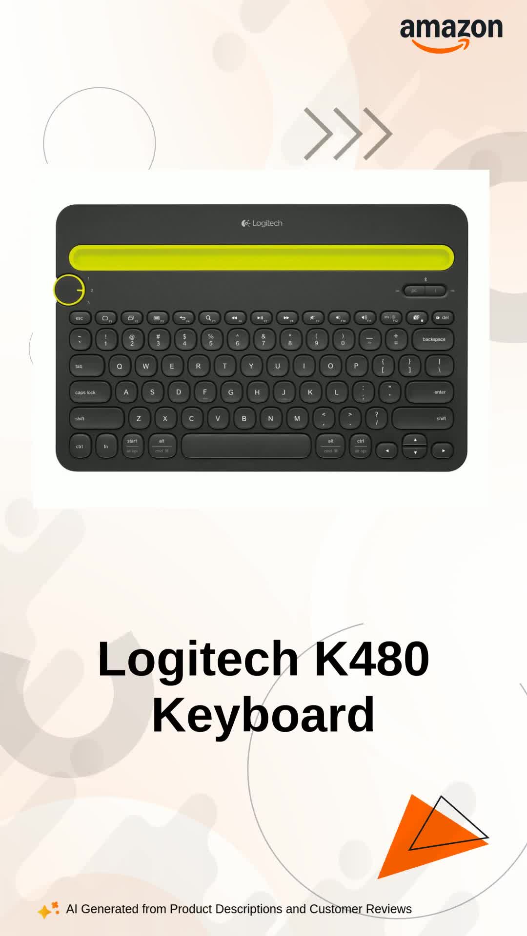 Amazon.in: Buy Logitech K480 Wireless Multi-Device Keyboard for