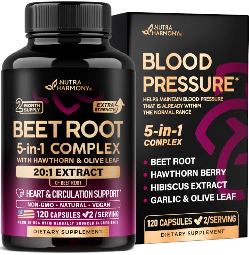 Beet Root Capsules - Healthy Blood Pressure...