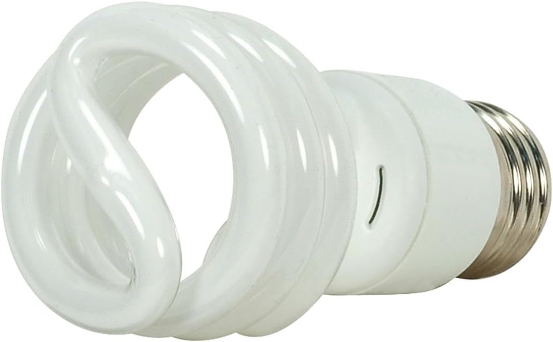 Satco S6235 Cfl Spiral Bulb, 13 Watts, 4/Pack