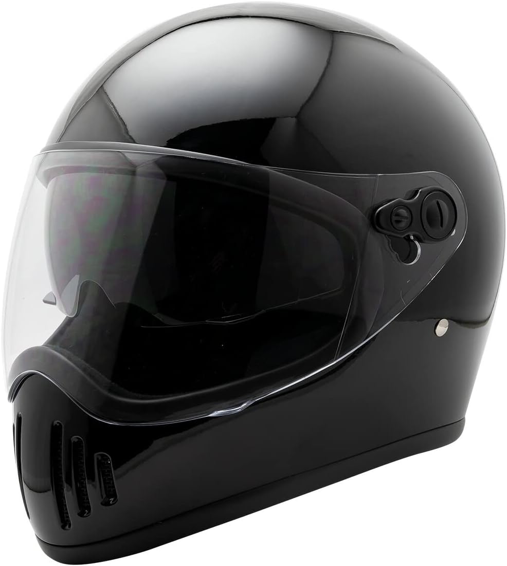 Amazon ISHINO SHOKAI バイク ヘルメット フルフェイス インナーバイザー付き IS01S タイプS FSJAPAN