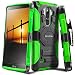 Evocel LG G Stylo [New Generation] Rugged Holster Dual Layer Case [Kickstand][Belt Swivel Clip] For LG G Stylo, Green (EVO-LGLS770-XX12)