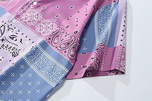 HDDNZH Camicia Hawaiana da Uomo - Blusa Aloha a