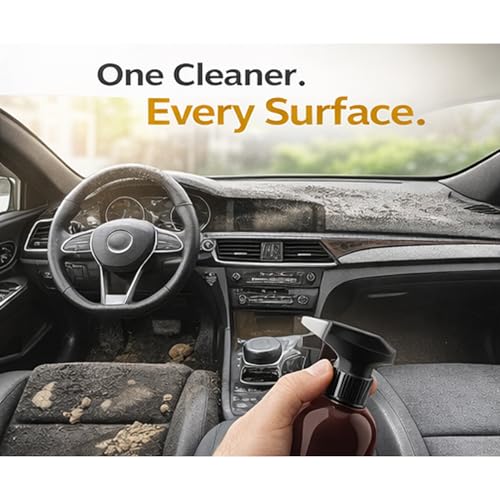 Image of Natural Care Car Interior Cleaner Shampoo 500 ml | Dashboard, Fabric, Vinyl, Rubber & Upholstery Cleaner | Plant-Based, Biodegradable, Non-Toxic