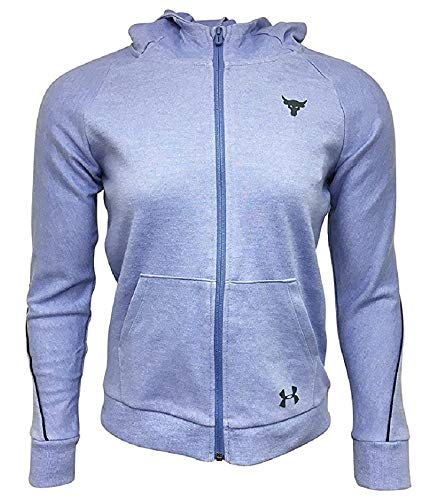Veste zippée Under Armour fille violette en coton pour le sport au collège