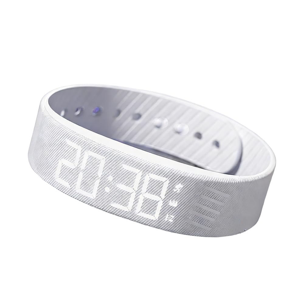 Vibrating Alarm Clock Watch 2026 New Wristband Rechargeable Silent Alarm for Deep Sleepers LED Display Vibrating Alarm Watch