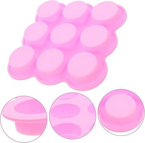 Miniatura 7 de Molde de 9 pasteles para postres de silicona con horneado pequeño para tartas para hornear, pastelería, bandeja con forma de chocolate, para hacer