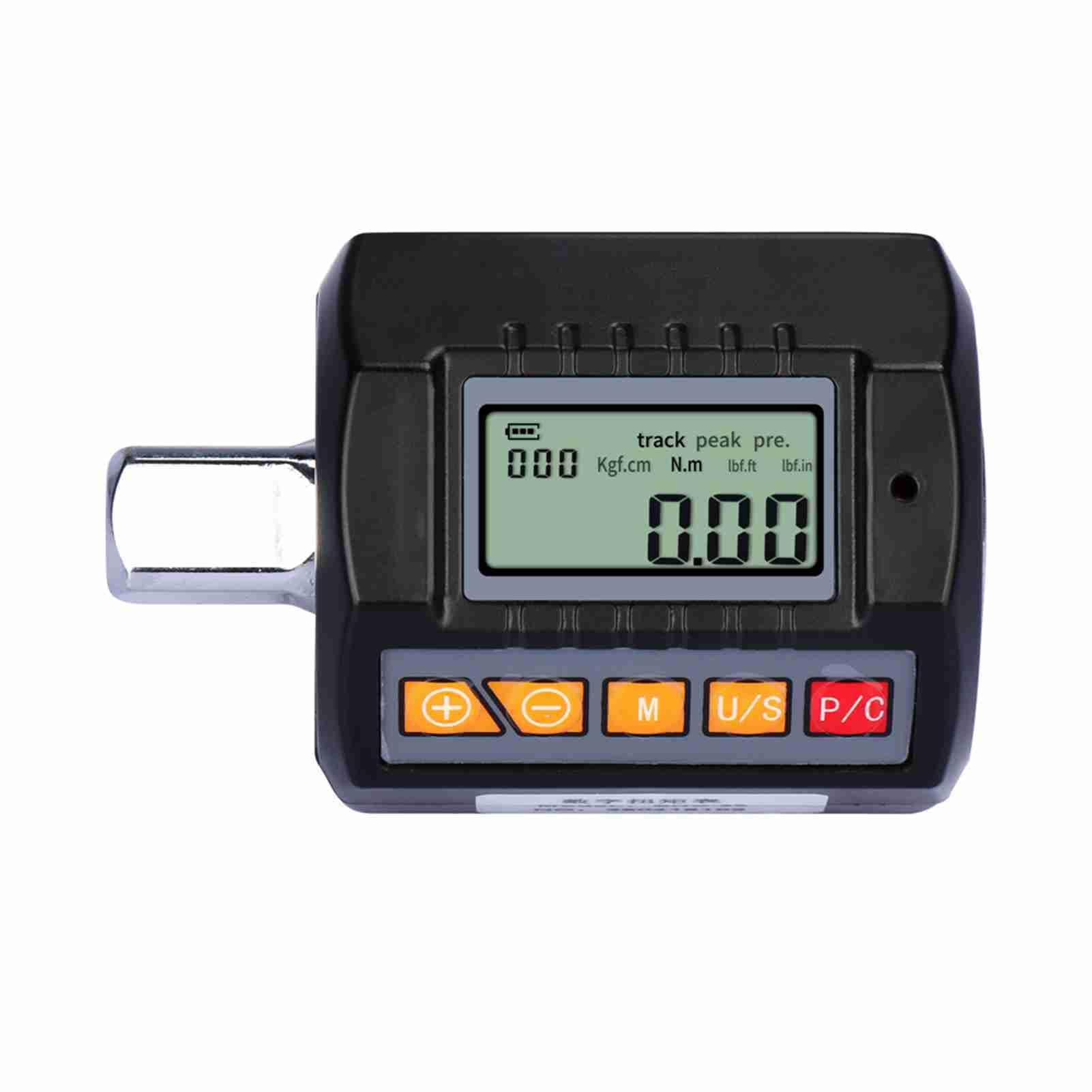 Regulowany cyfrowy klucz dynamometryczny z wyświetlaczem LCD, napęd 1/2, 1/4, 3/8 cala, profesjonalny miernik elektroniczny do naprawy rowerów i samochodów (200Nm)