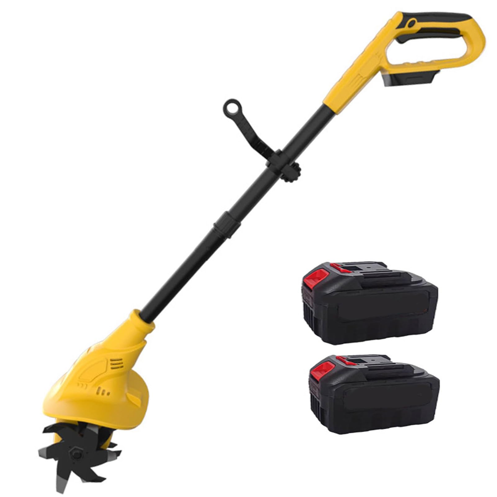 Cultivateur de jardin électrique sans fil portable à double batterie 30cm