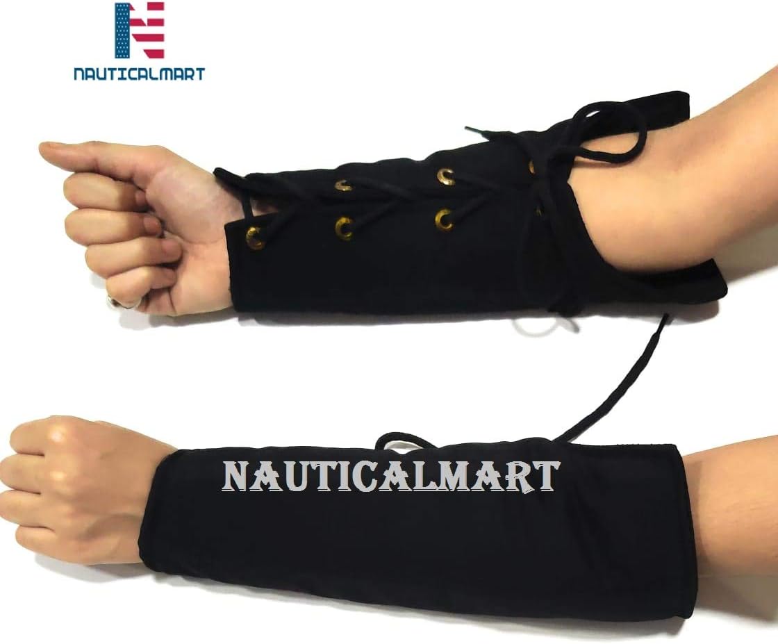Nautical-Mart Medieval Padded Cloth Bracers