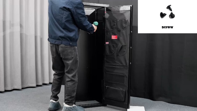 KAER Large Capacity Gun Safe - 10-12 Gun Safe Cabinet With Electronic Lock, 3 Pistol Racks, Heavy Duty Steel For Rifle & Pistol Storage