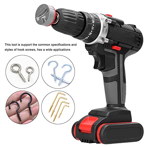 2 PCS 6.35mm Gancho Conjunto de chave de fenda retangular Broca chave Conjunto de ferramentas acessó