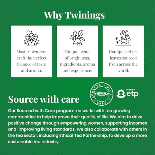 Image of Twinings Green Tea & Earl Grey, 25 Tea Bags| Pack of 1| Perfectly Balanced & Refreshing Taste| With Light, Citrusy Flavour of Bermagot| Low Calorie| Handpicked Green Tea Leaves| Enjoy a Hot Cup of Tea