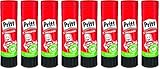 Pritt Klebestift, sicherer, kinderfreundlicher Kleber für Kunst und Bastelarbeiten, starker Klebstoff für Schule & Bürobedarf, 4x 22 g Pritt Stift (Packung mit 2)