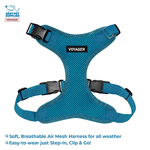 Voyager Step-in Lock Dog Harness w Reflective Dog Leash Combo Set including Neoprene Handle 5ft, Supports Small - Image 2