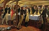 Thomas Davidson / Before Copenhagen The Ward Room of HMS Elephant 1st April 1801 1898