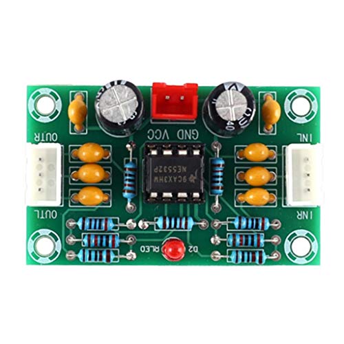 kowaku Módulo Pré-amplificador Operacional NE5532 de 10 Peças 2 Canais DC 12-30V Estéreo