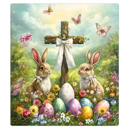 Easter Eggs Rabbit Holiday Dishwasher Magnet Cover Magnetic Dishwasher Decorative Cover Front Dishwasher Door Covers Reuseable Dishwasher Covers Decal for Kitchen Home Decorative