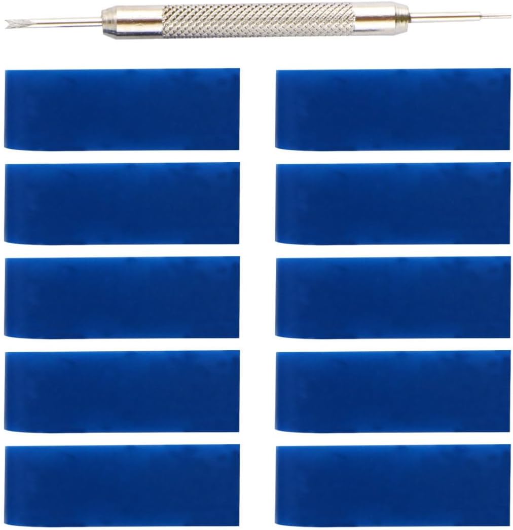 Silicone Watch Band Keeper Smooth and Comfortable Surface 11pcs with Repair Fork Easy to Install Watch Strap Loop and Replacement