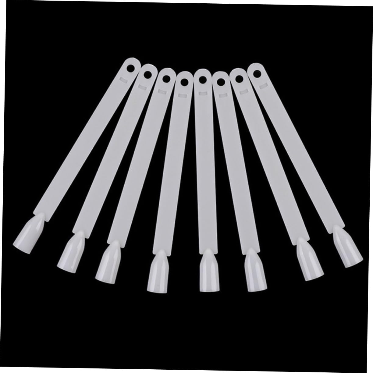 4sets Nail Polish Display Palette Nail Plates Tips Sticks for Practice