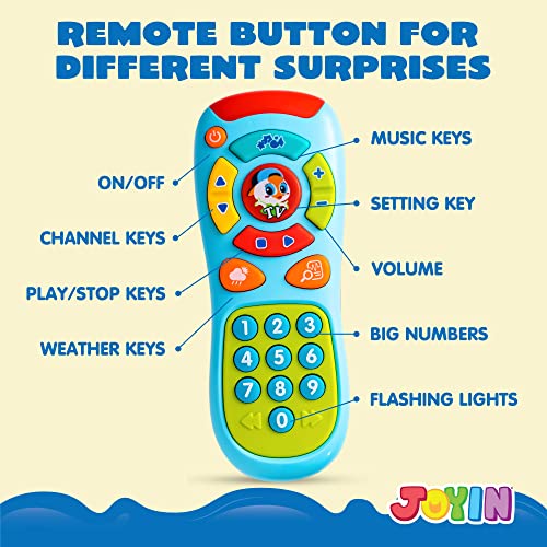 Joyin My Learning Remote And Phone Bundle With Music, Fun Smartphone Toys For Baby, Infants, Kids, Boys Or Girls Christmas Birthday Gifts, Holiday Stocking Stuffers Present #TOP3