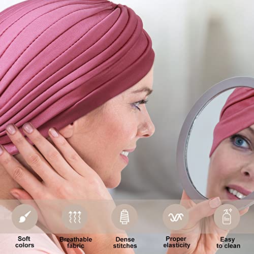 Image of SATINIOR 6 Pcs Stretchy Turban Head Wraps for Women