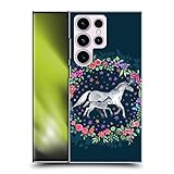 Head Case Designs Officially Licensed Micklyn Le Feuvre Unicorn Mama and Baby Wildlife Hard Back Case Compatible with Samsung Galaxy S23 Ultra 5G